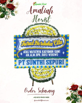 Papan Bunga Duka di Batang Toru